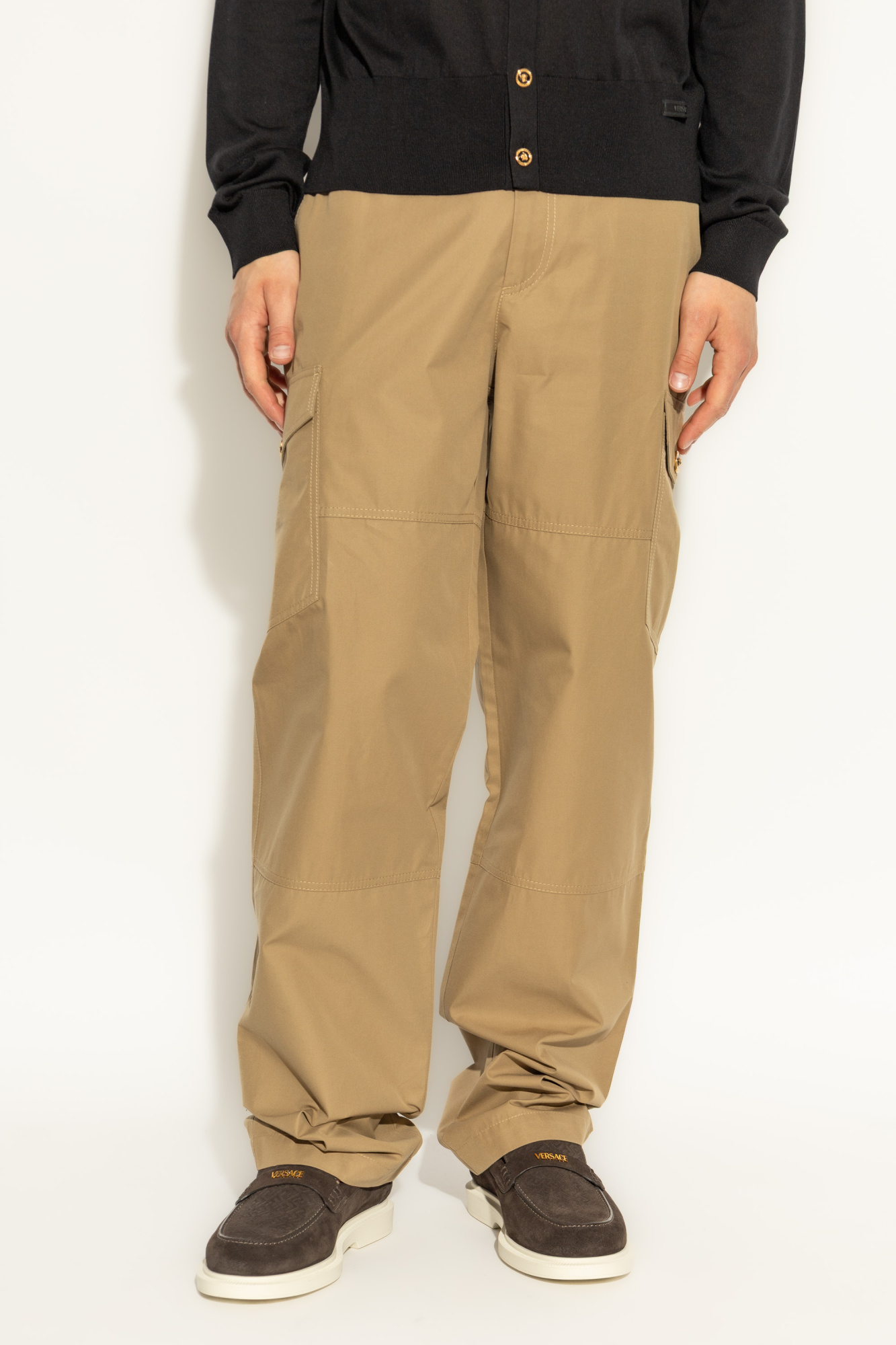 パンツ VERSACE Cargo pants ギャバジン カーゴ パンツ | VERSACE JP
